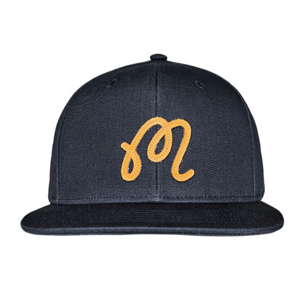 Malbon M Script Snapback Golf Cap Blueberry - FA26 Men