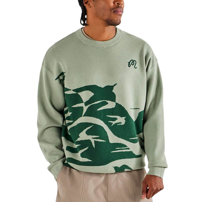 Malbon Mariel Golf Sweater Green Tint - SU26 Men
