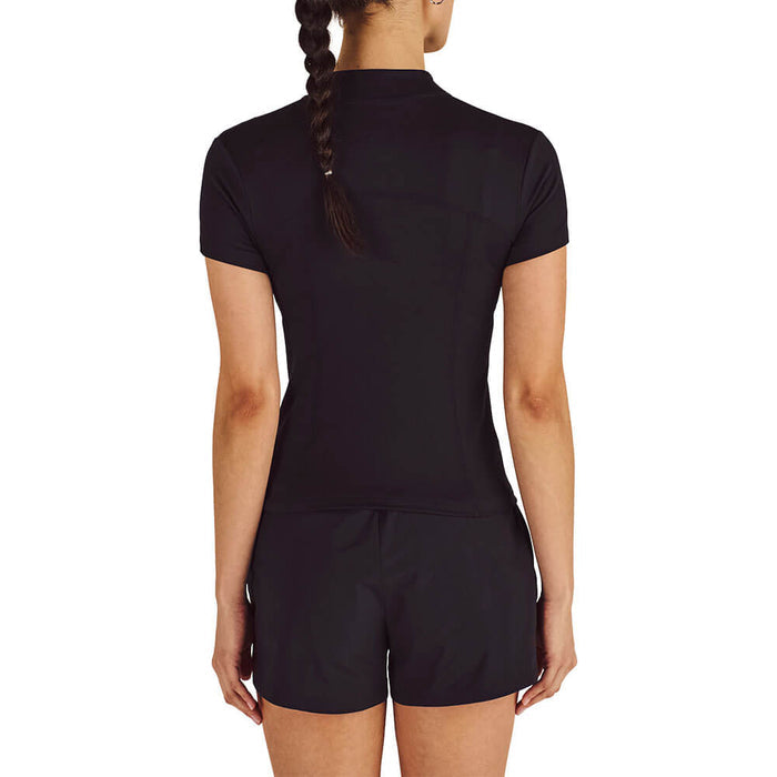 Malbon Orelia Golf T-Shirt Black - SP26 Women