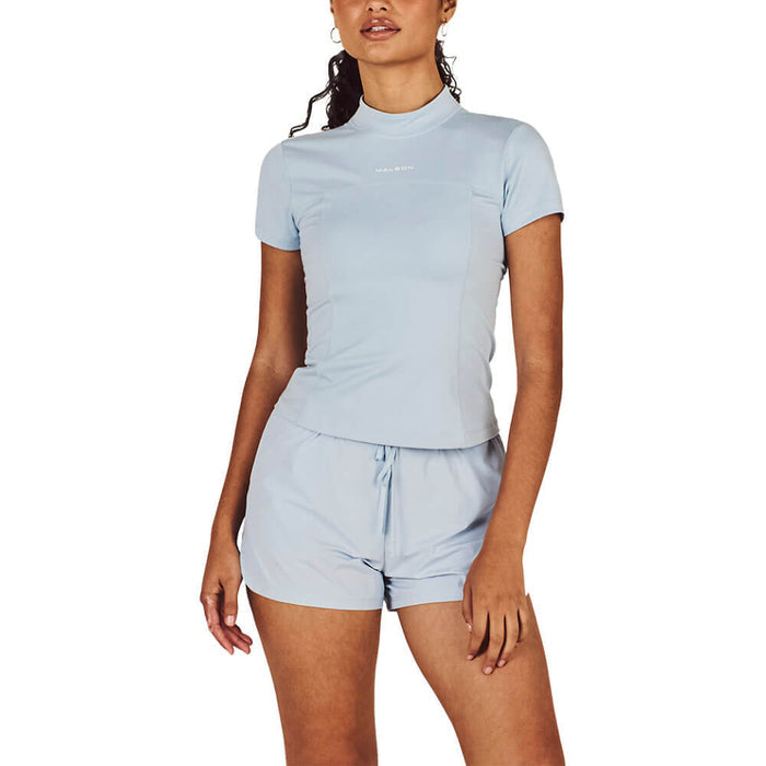 Malbon Orelia Golf T-Shirt Subdued Blue - SU26 Women