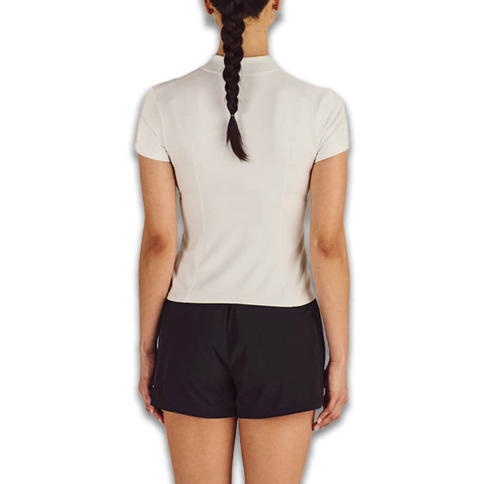 Malbon Orelia Golf T-Shirt White - SP26 Women