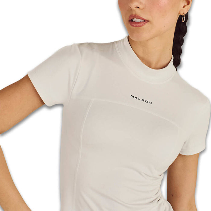 Malbon Orelia Golf T-Shirt White - SP26 Women