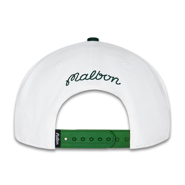 Malbon Palma Drive Snapback Golf Cap Bright White - SU26 Men