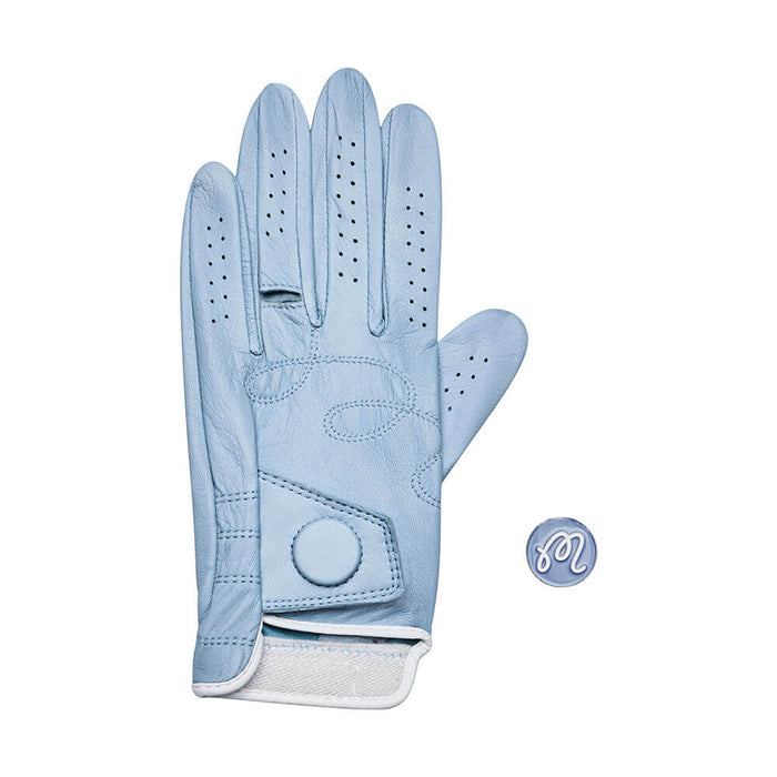 Malbon Ring Golf Glove Subdued Blue - SU26 Women