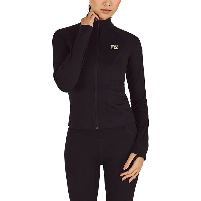Malbon Rue Golf Jacket Black - SP26 Women