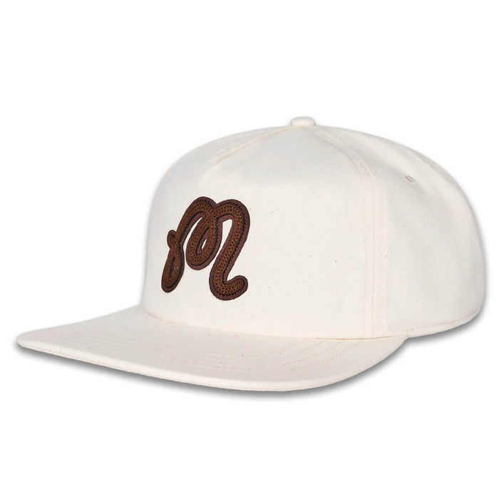 Malbon Velasco Snapback Golf Cap Cream - SU26 Men