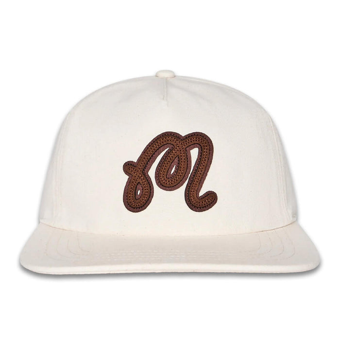 Malbon Velasco Snapback Golf Cap Cream - SU26 Men