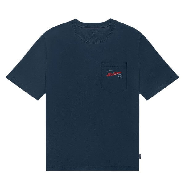 Malbon Vista Demand Golf T-Shirt Blueberry - FA26 Men