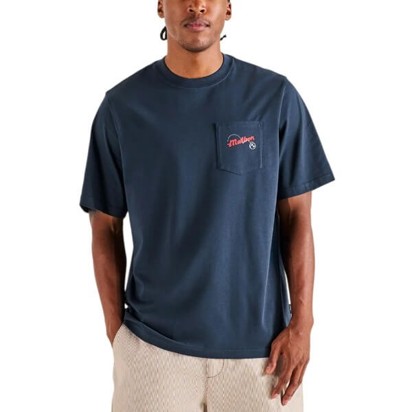 Malbon Vista Demand Golf T-Shirt Blueberry - FA26 Men
