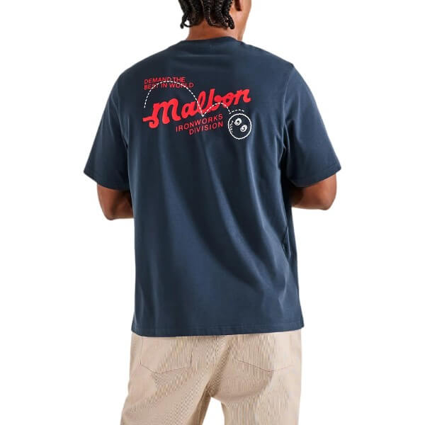 Malbon Vista Demand Golf T-Shirt Blueberry - FA26 Men