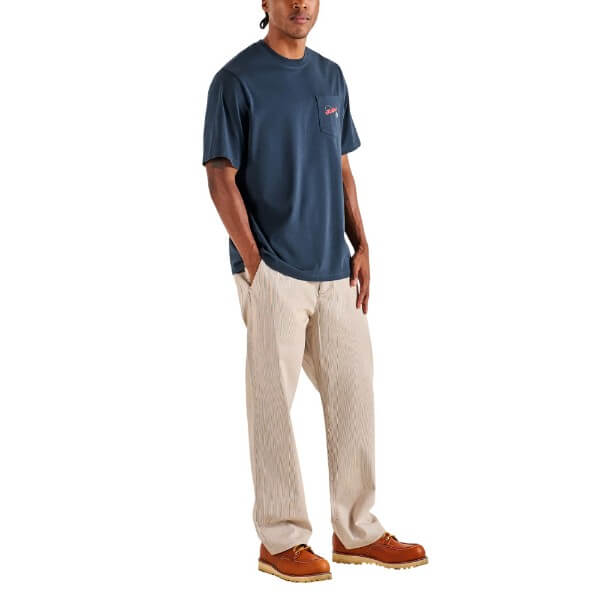 Malbon Vista Demand Golf T-Shirt Blueberry - FA26 Men