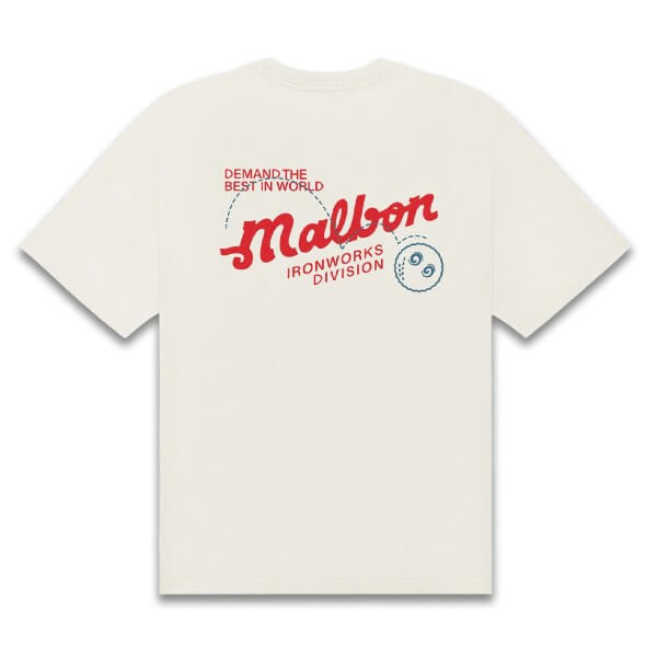 Malbon Vista Demand Golf T-Shirt Ivory - FA26 Men