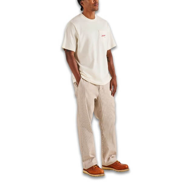 Malbon Vista Demand Golf T-Shirt Ivory - FA26 Men