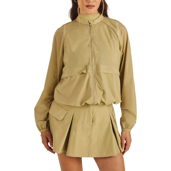 Malbon Zoe Bomber Golf Jacket Sage Green - FA26 Women