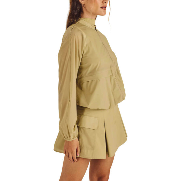 Malbon Zoe Bomber Golf Jacket Sage Green - FA26 Women
