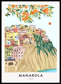 Manarola Cinque Terre Italy Coastal Art Print_Sugar & Canvas_Sugar & Canvas