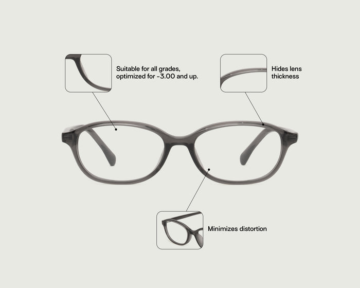 Ant::Marcie Eyeglasses rectangle Black acetate front 1