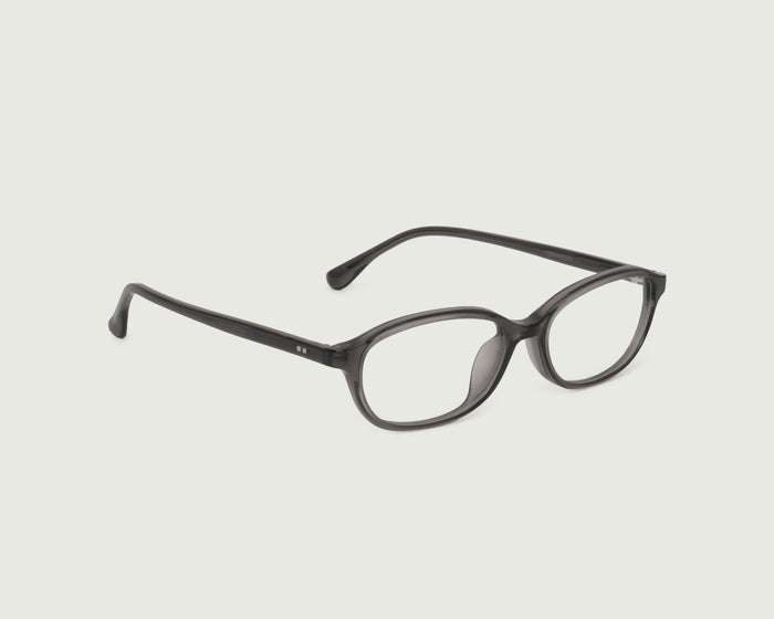 Ant::Marcie Eyeglasses rectangle Black acetate front diagonal