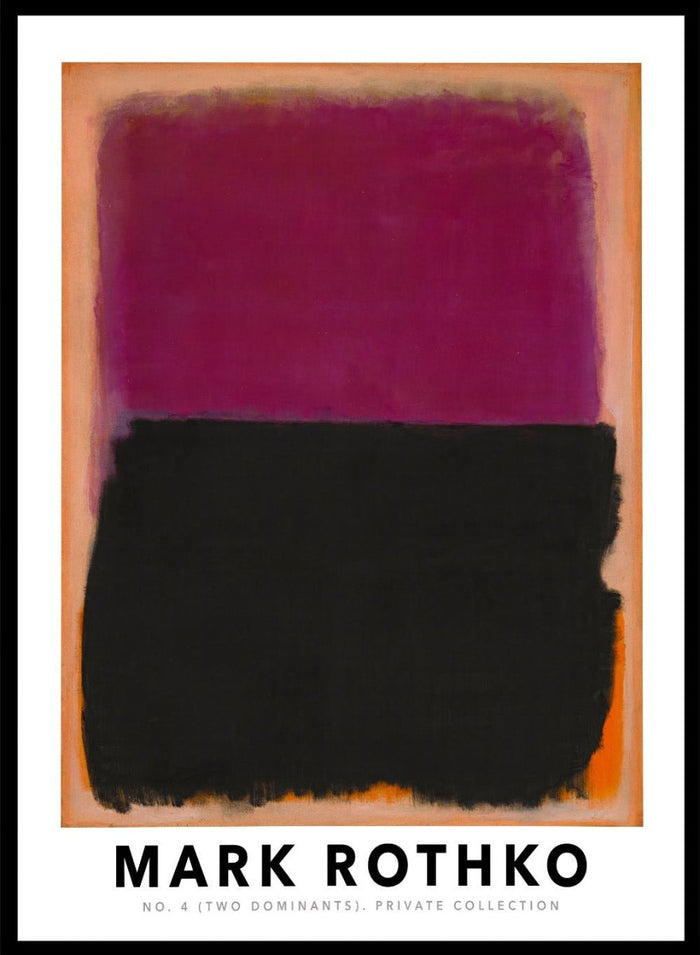 Mark Rothko No. 4 (Two Dominants) Art Print_Sugar & Canvas_Mark Rothko