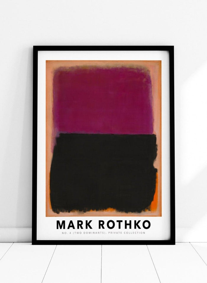 Mark Rothko No. 4 (Two Dominants) Art Print_Sugar & Canvas_Mark Rothko