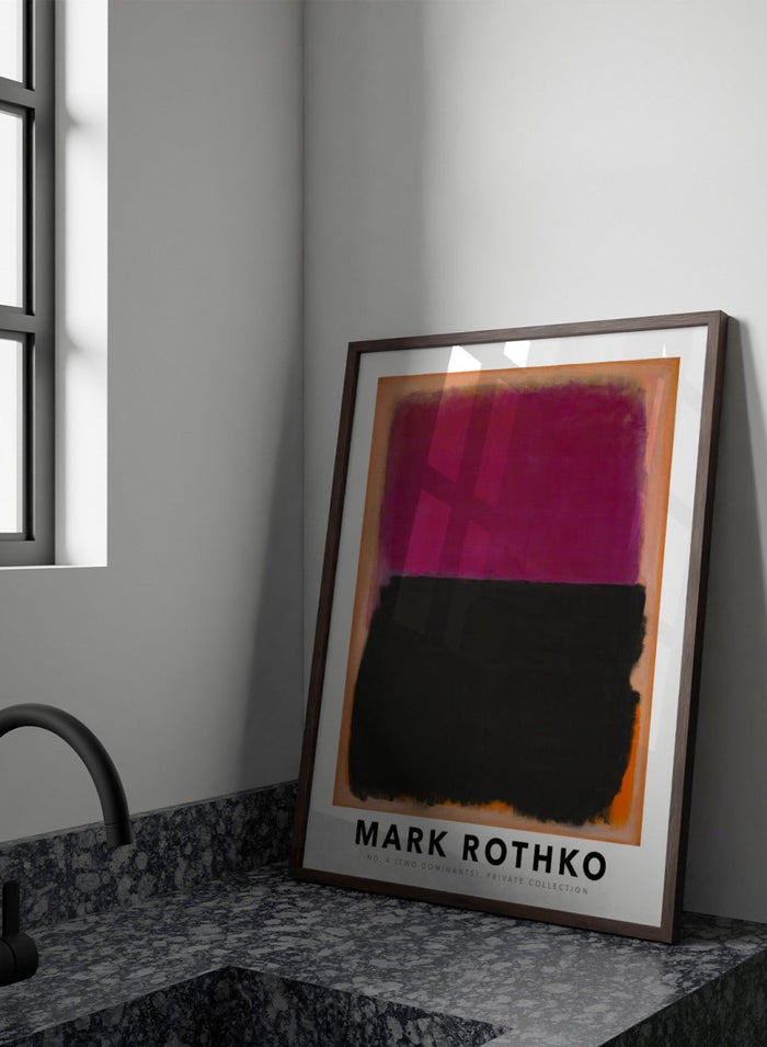 Mark Rothko No. 4 (Two Dominants) Art Print_Sugar & Canvas_Mark Rothko