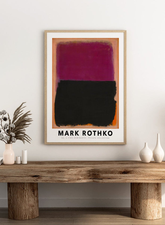 Mark Rothko No. 4 (Two Dominants) Art Print_Sugar & Canvas_Mark Rothko