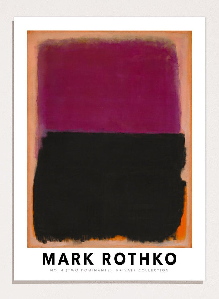 Mark Rothko No. 4 (Two Dominants) Art Print_Sugar & Canvas_Mark Rothko
