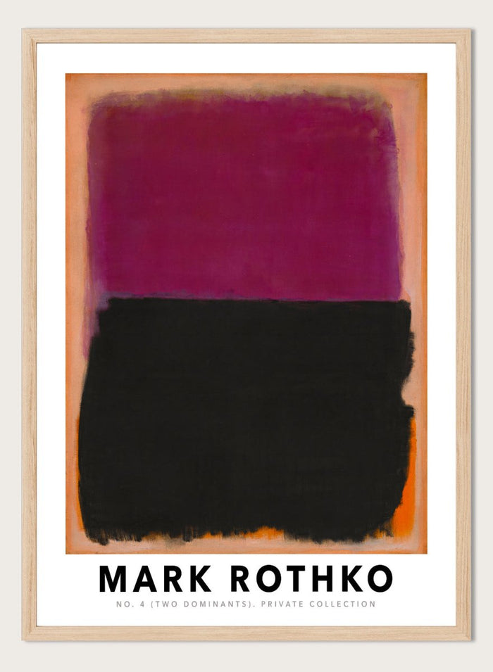 Mark Rothko No. 4 (Two Dominants) Art Print_Sugar & Canvas_Mark Rothko