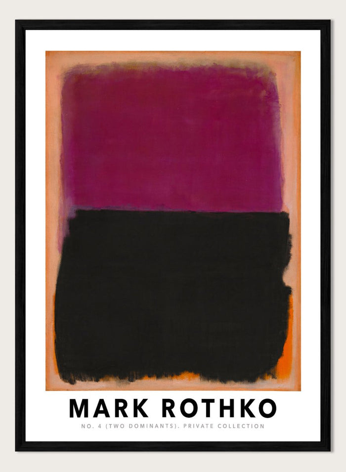 Mark Rothko No. 4 (Two Dominants) Art Print_Sugar & Canvas_Mark Rothko