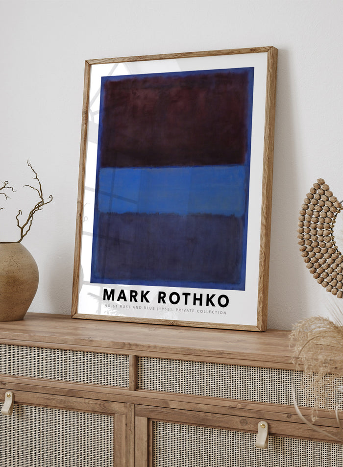 Mark Rothko No. 61 Rust and Blue 1953 Art Print