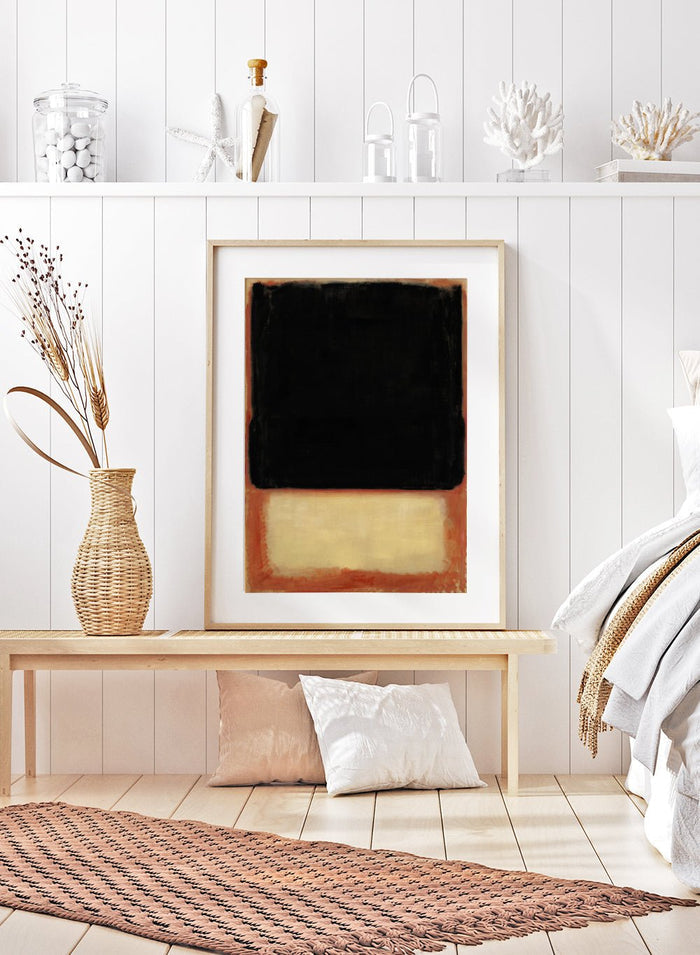 Mark Rothko No. 7 Dark Over Light 1954 Art Print_Sugar & Canvas