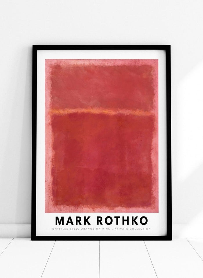 Mark Rothko Untitled (Red, Orange on Pink) 1968 Art Print_Sugar & Canvas_Mark Rothko
