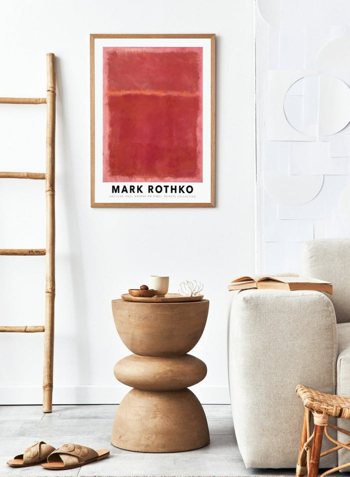 Mark Rothko Untitled (Red, Orange on Pink) 1968 Art Print_Sugar & Canvas_Mark Rothko