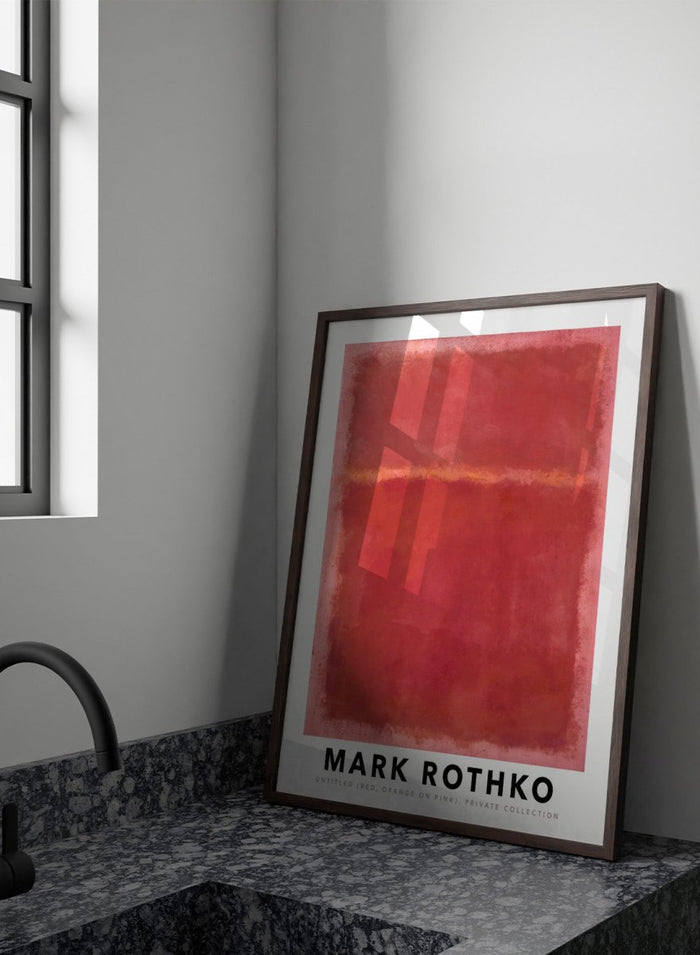 Mark Rothko Untitled (Red, Orange on Pink) 1968 Art Print_Sugar & Canvas_Mark Rothko