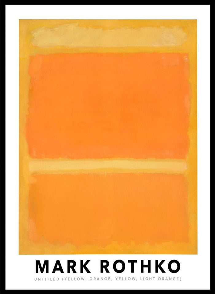 Mark Rothko Untitled (Yellow, Orange, Yellow, Light Orange) Art Print_Sugar & Canvas_Mark Rothko