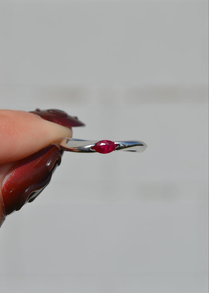 Marquise Ruby Band