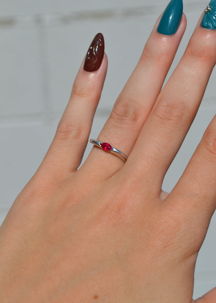 Marquise Ruby Band