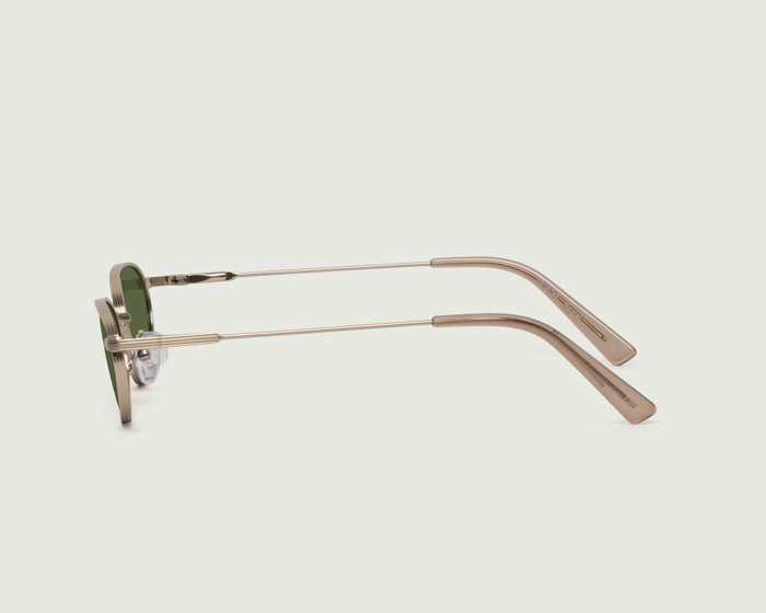 Gecko Adaptive::Marshall Anti-Radiation Glasses Oval gold  metal side