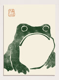 Matsumoto Hoji Japanese Frog (#1 Dark Green) Art Print