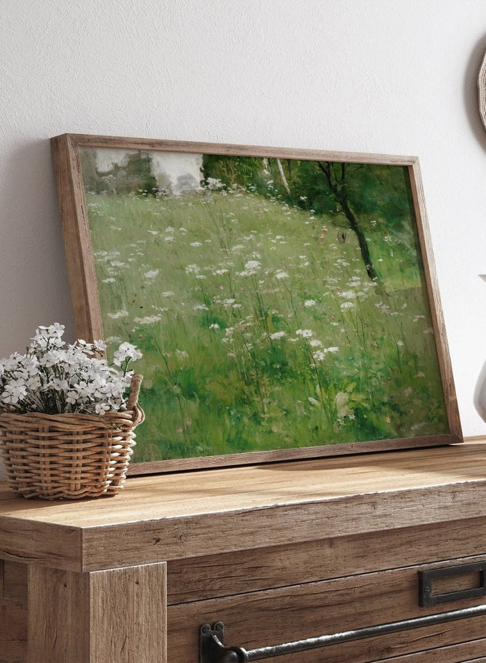 "Meadow with Flowers" Art Print_Sugar & Canvas_Franz Xaver Gräßel
