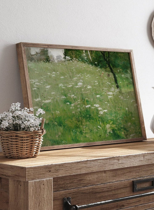 "Meadow with Flowers" Art Print_Sugar & Canvas_Franz Xaver Gräßel