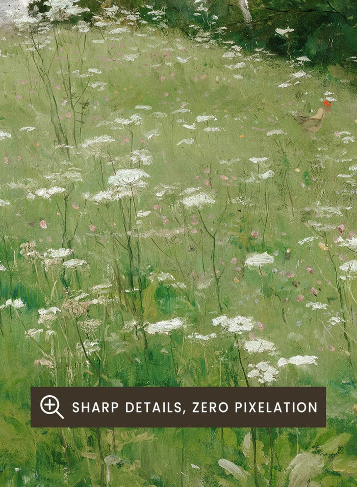 "Meadow with Flowers" Art Print_Sugar & Canvas_Franz Xaver Gräßel