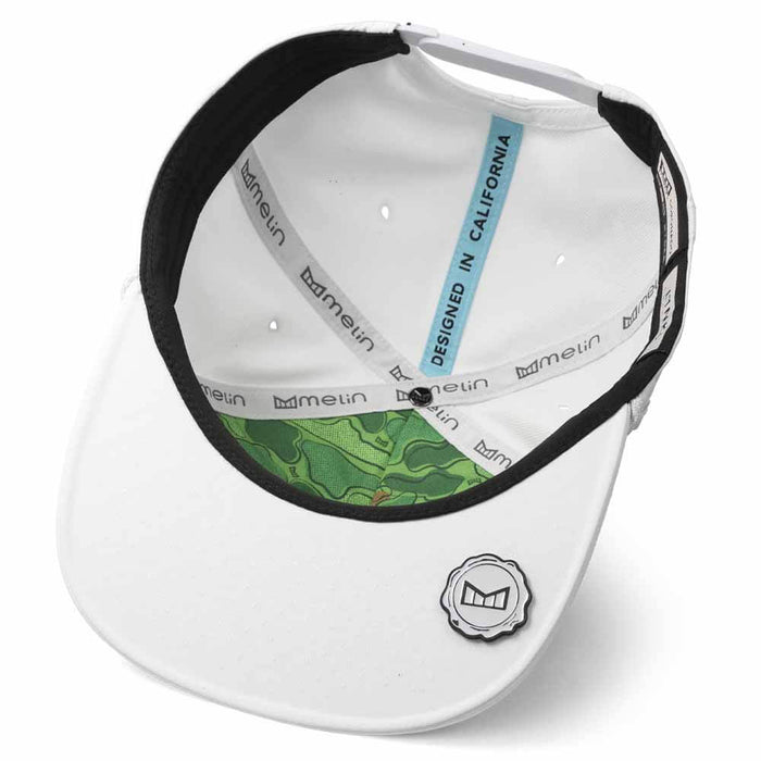 Melin Coronado Links Hydro Golf Cap White - SP26 Men