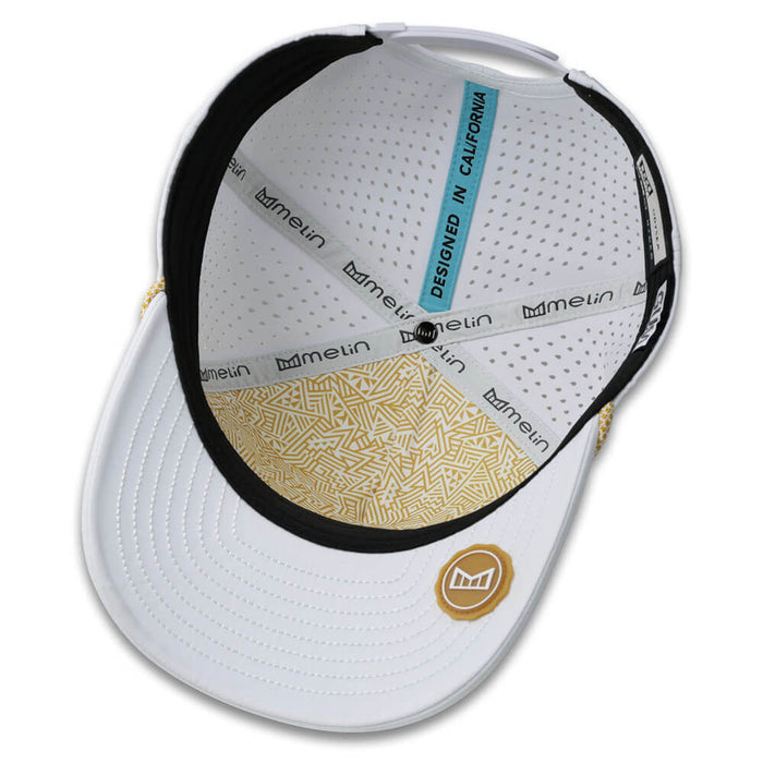 Melin Odysea Rope Bulls Icon Hydro Golf Cap White/Gum - SU26 Men