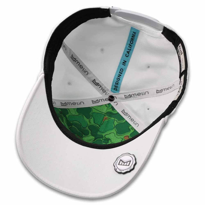 Melin Odysea Rope Links Hydro Golf Cap White - SP26 Men