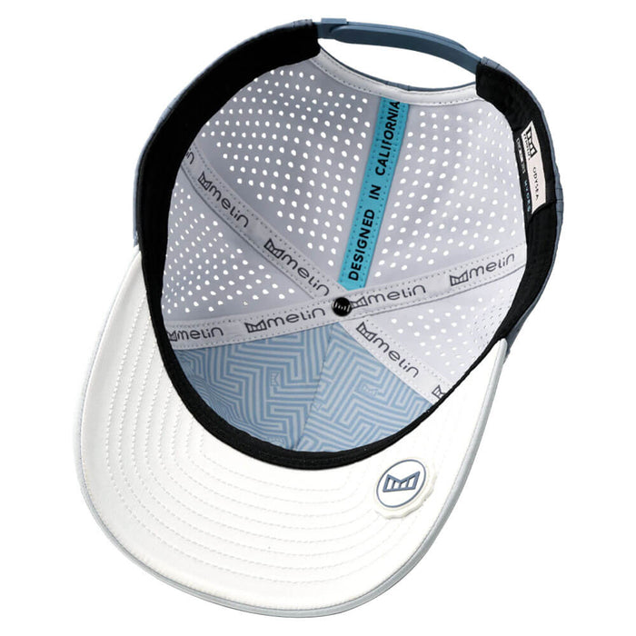 Melin Odysea Stacked Hydro Golf Cap Clear Lake - FA26 Men