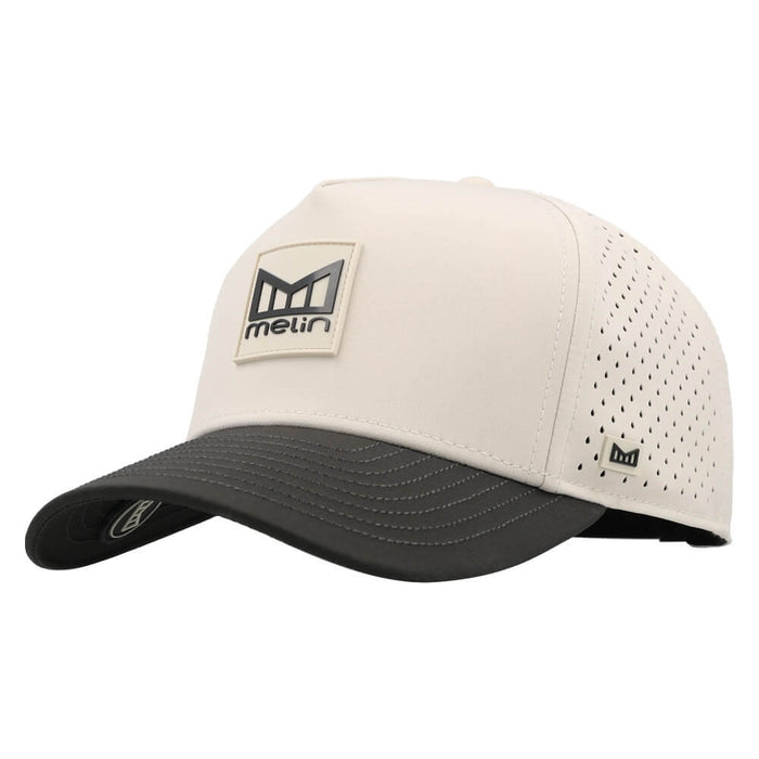 Melin Odysea Stacked Hydro Golf Cap Moonbeam/Pirate Black - SU26 Men