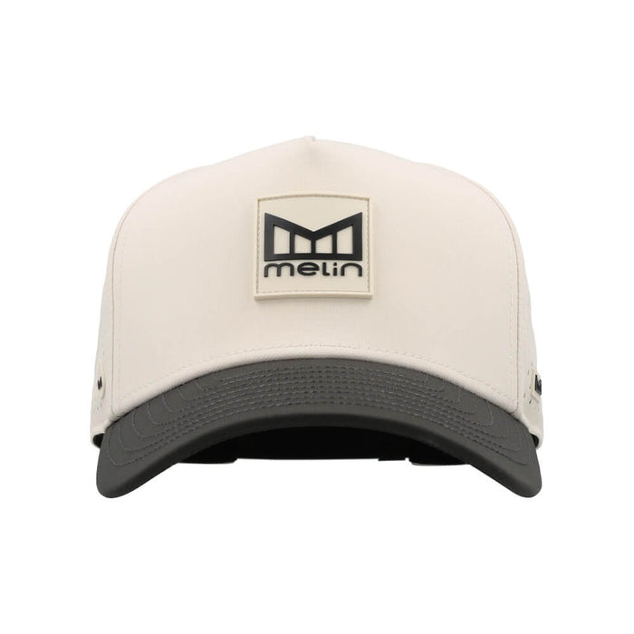 Melin Odysea Stacked Hydro Golf Cap Moonbeam/Pirate Black - SU26 Men