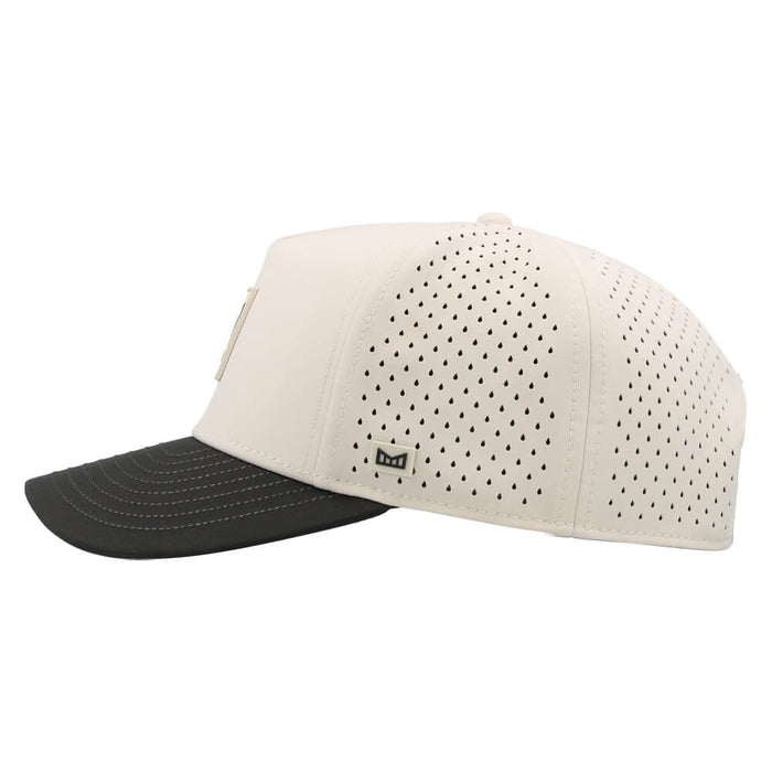 Melin Odysea Stacked Hydro Golf Cap Moonbeam/Pirate Black - SU26 Men