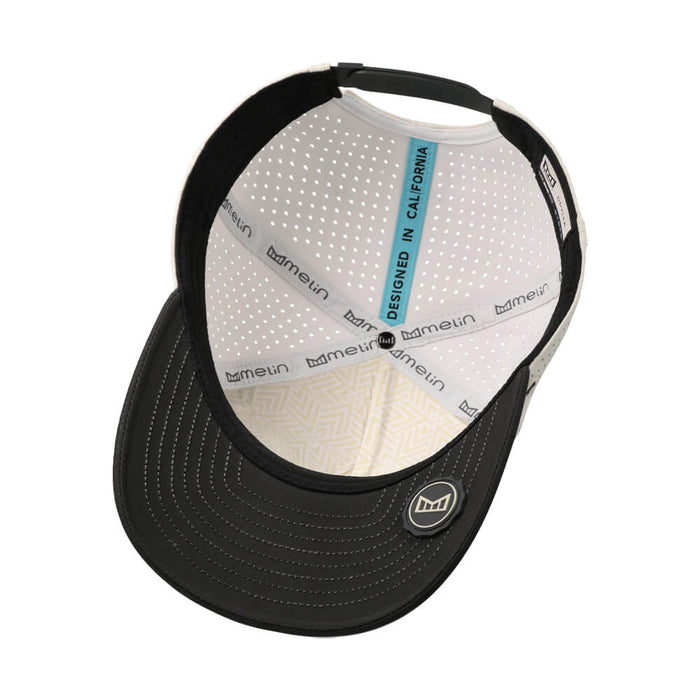Melin Odysea Stacked Hydro Golf Cap Moonbeam/Pirate Black - SU26 Men